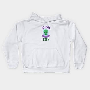 Aliens 2024 Kids Hoodie